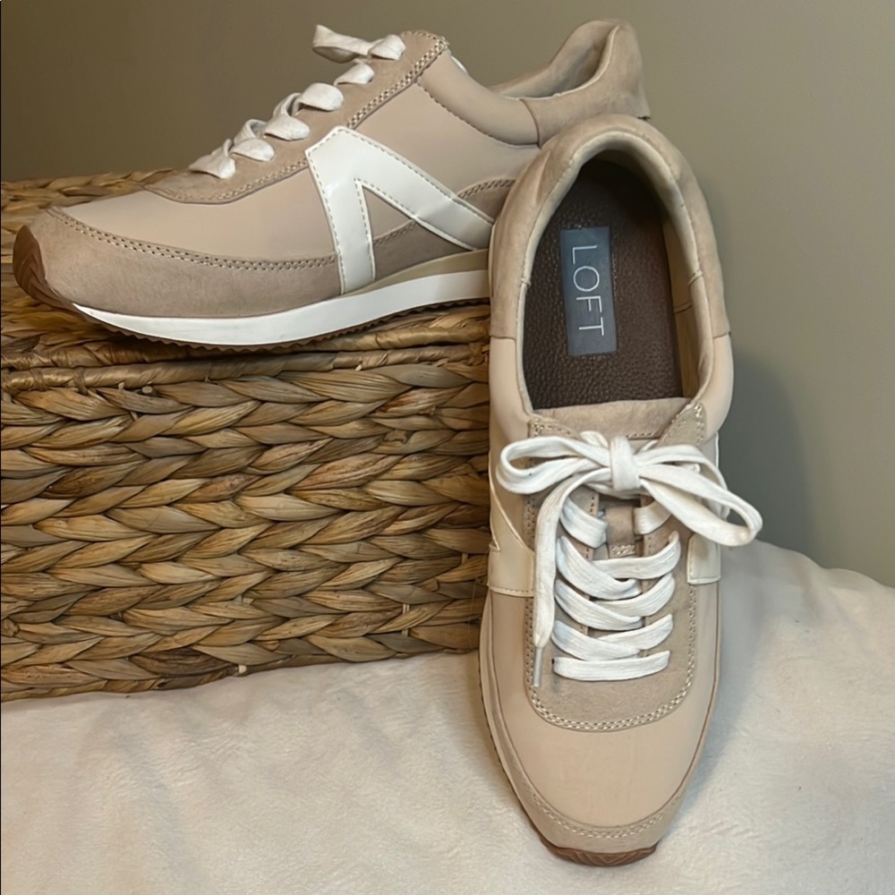 LOFT Everyday Trainers Women's Tan Sneakers